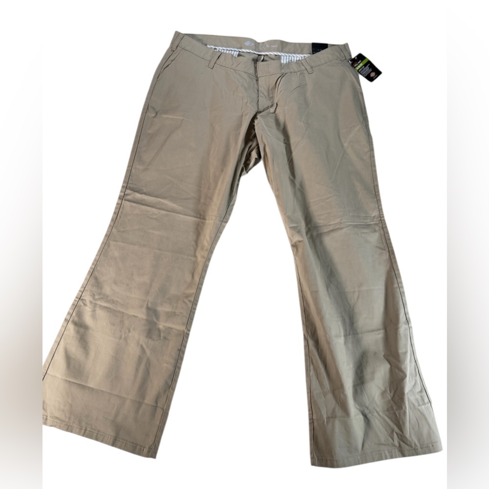 Dickies NWT Women's Flex Slim Fit Twill Pants in Tan 24 regular - Picture 5 of 5